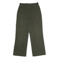 LAUREN RALPH LAUREN Womens Cotton Green Regular Straight Trousers W26 L25
