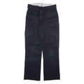 DICKIES Cargo Mens Trousers Black Regular Straight W30 L30