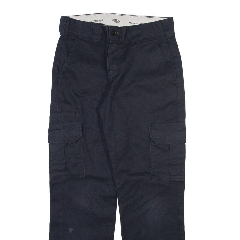 DICKIES Cargo Mens Trousers Black Regular Straight W30 L30