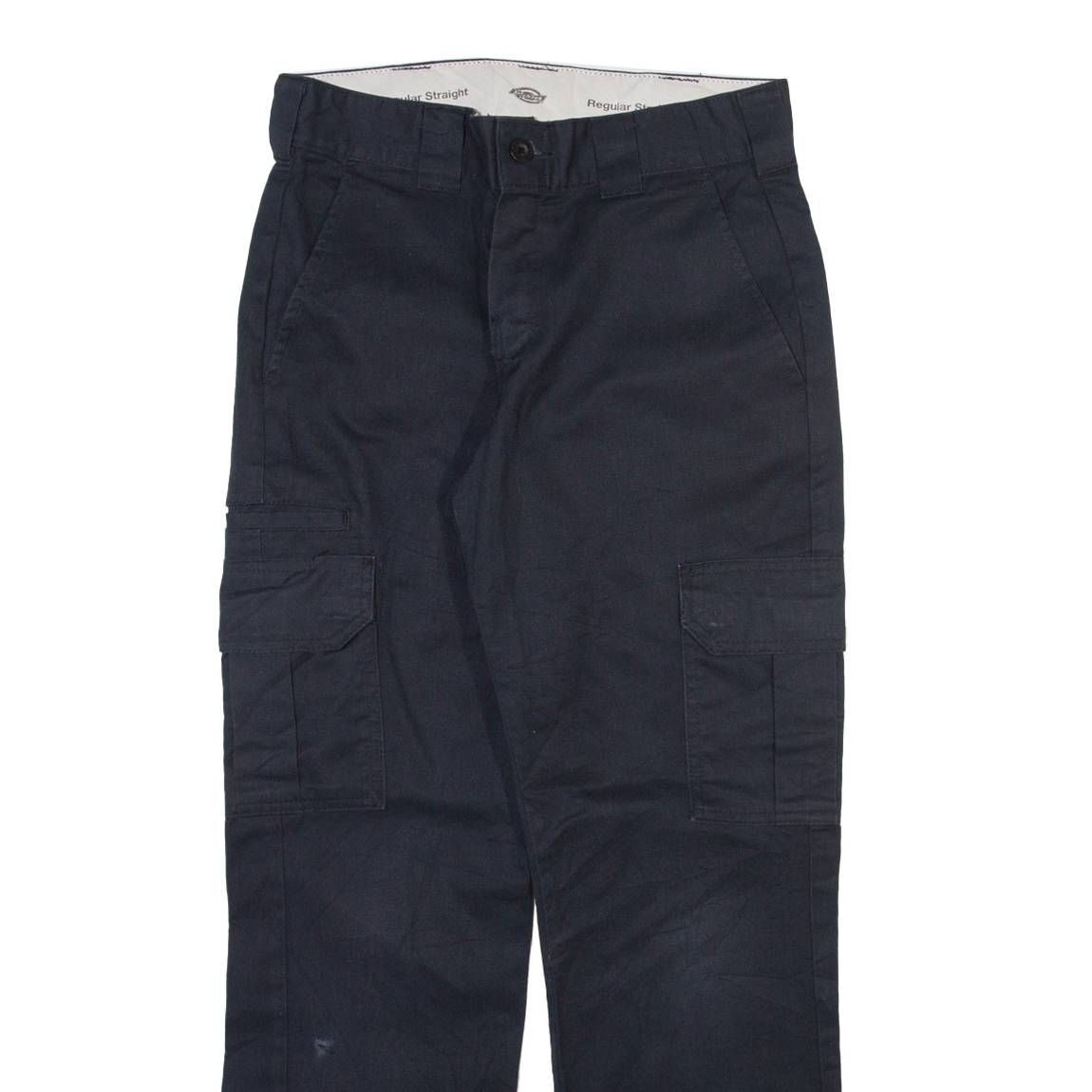 DICKIES Cargo Mens Trousers Black Regular Straight W30 L30