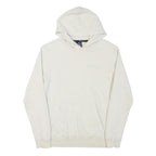 CHAMPION Mens White Pullover Hoodie M Cotton Blend Casual Classic