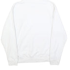 NIKE Mens White Pullover Hoodie S S Logo Cotton Blend Casual