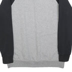 VANS Mens Grey & Black Crew Neck M Cotton Blend Sweatshirt Printed Logo