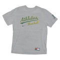 NIKE Mens Grey Athletics Baseball T-Shirt L Short Sleeve Crew Neck Sportswear