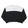 FILA Womens Black & White Crew Neck M Cotton Blend Sweatshirt Casual Pullover