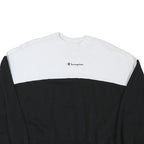 FILA Womens Black & White Crew Neck M Cotton Blend Sweatshirt Casual Pullover