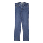 LEVI'S 314 Womens Jeans Blue Slim Skinny Denim Medium W31 L32 Stylish