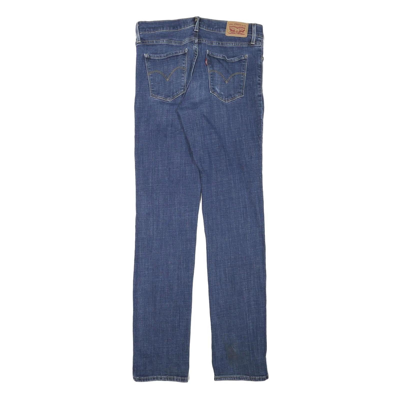LEVI'S 314 Womens Jeans Blue Slim Skinny Denim Medium W31 L32 Stylish