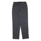 LUTTEURS Mens Cotton Blend Black Pinstripe Regular Fit Trousers W32 L32