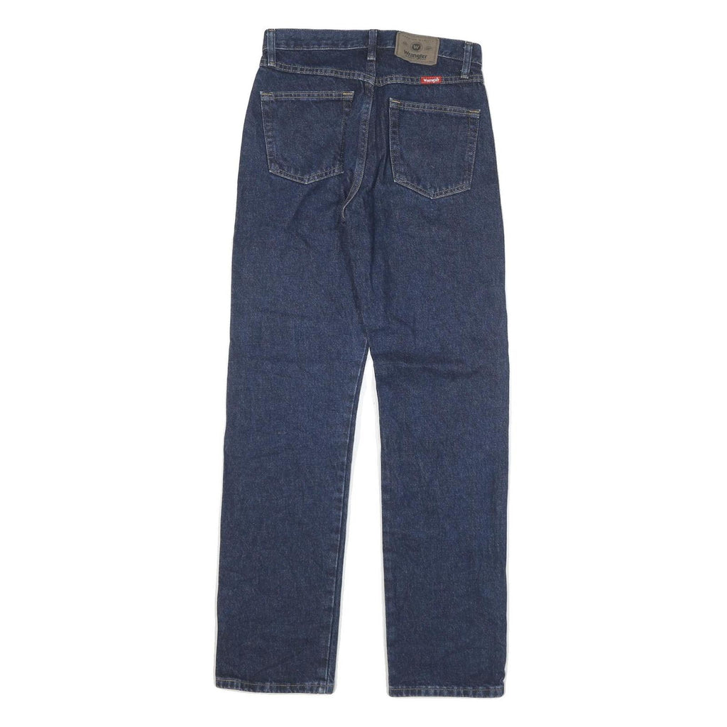 WRANGLER Mens Regular Blue Denim Jeans W28 L32 Classic Cotton Blend