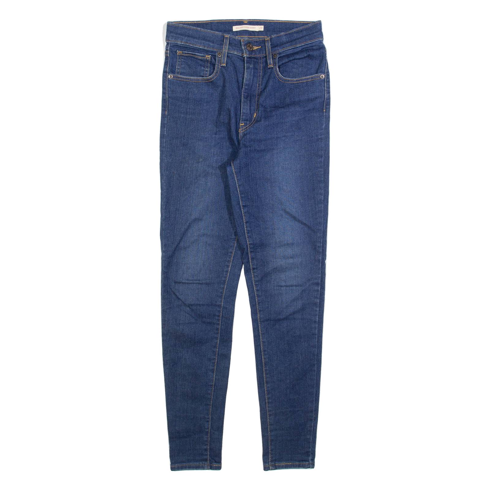 LEVI'S Mile High Womens Jeans Blue Slim Skinny W27 L28