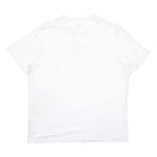 PUMA Mens White XL Graphic T-Shirt Short Sleeve Crew Neck Cotton Blend Casual