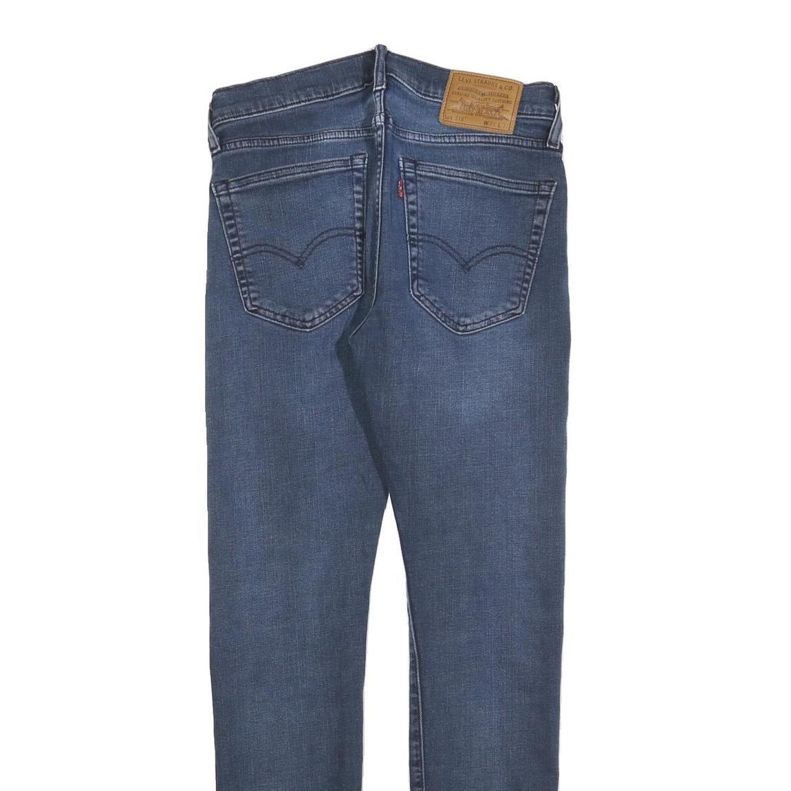 LEVI'S 519 BIG E Mens Slim Jeans Blue Denim W31 L32 Classic Cotton Blend Zip