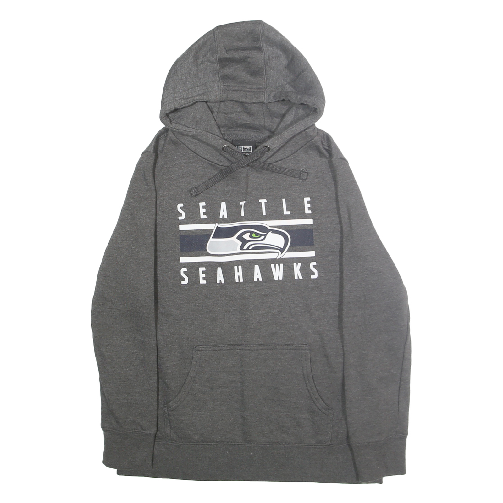 NFL Womens Grey Seattle Seahawks Pullover Hoodie M Cotton Blend