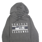 NFL Womens Grey Seattle Seahawks Pullover Hoodie M Cotton Blend