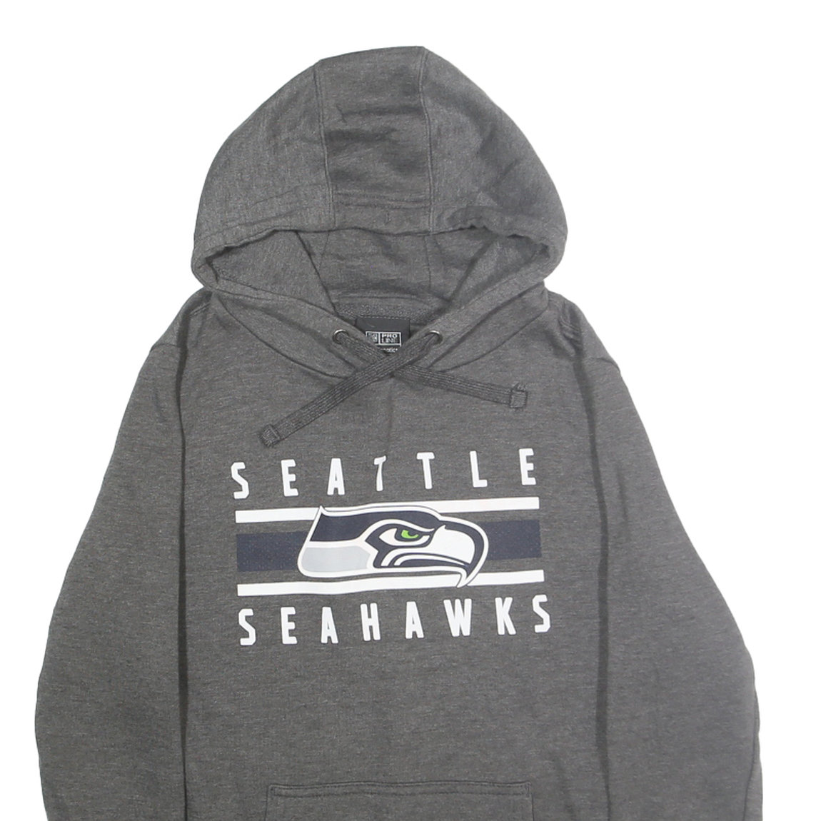 NFL Womens Grey Seattle Seahawks Pullover Hoodie M Cotton Blend