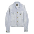 LEE Womens Blue Cotton Denim Jacket M Button Closure Classic Fit Casual