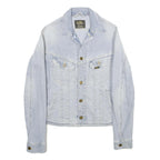 LEE Womens Blue Cotton Denim Jacket M Button Closure Classic Fit Casual