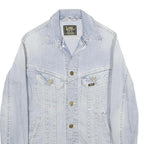 LEE Womens Blue Cotton Denim Jacket M Button Closure Classic Fit Casual