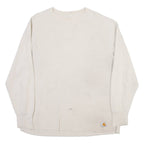 CARHARTT Mens Sweatshirt Beige XL