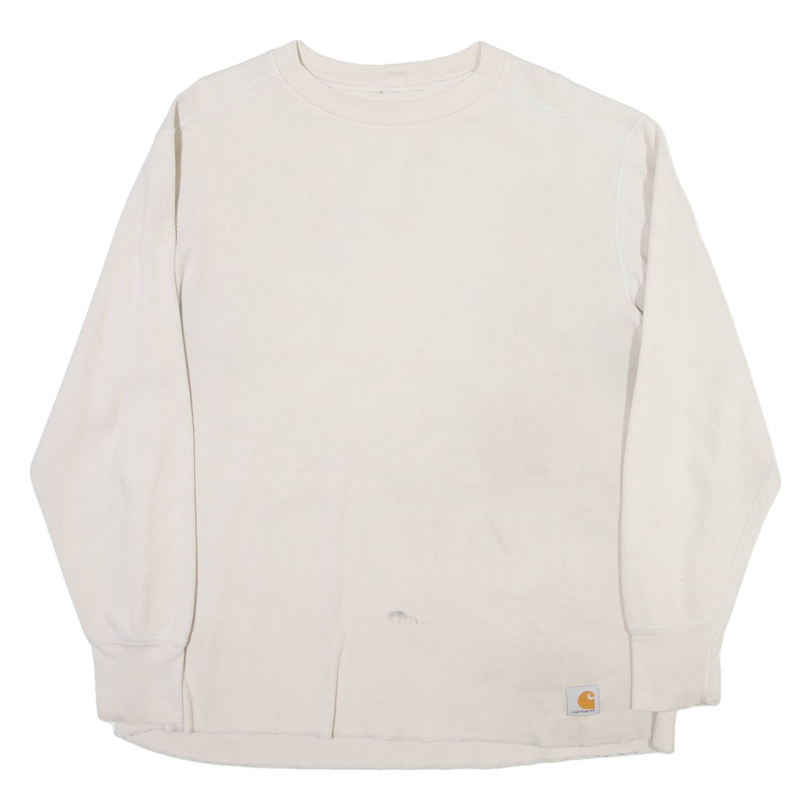 CARHARTT Mens Sweatshirt Beige XL