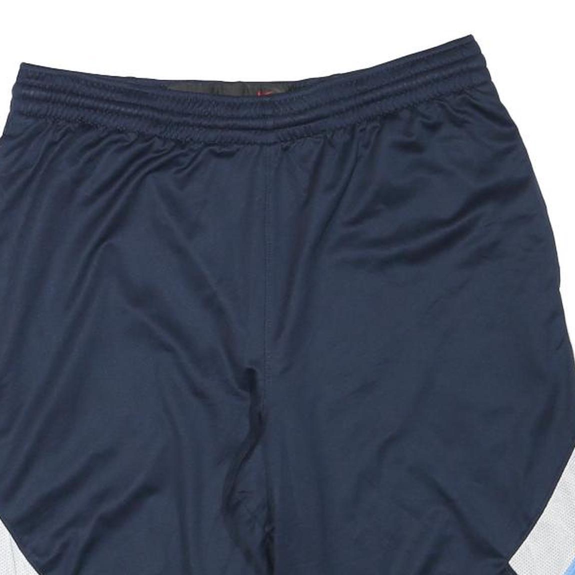 NIKE Mens Shorts Navy Blue & Sky Blue Casual Sports L W30 Athletic Leisure