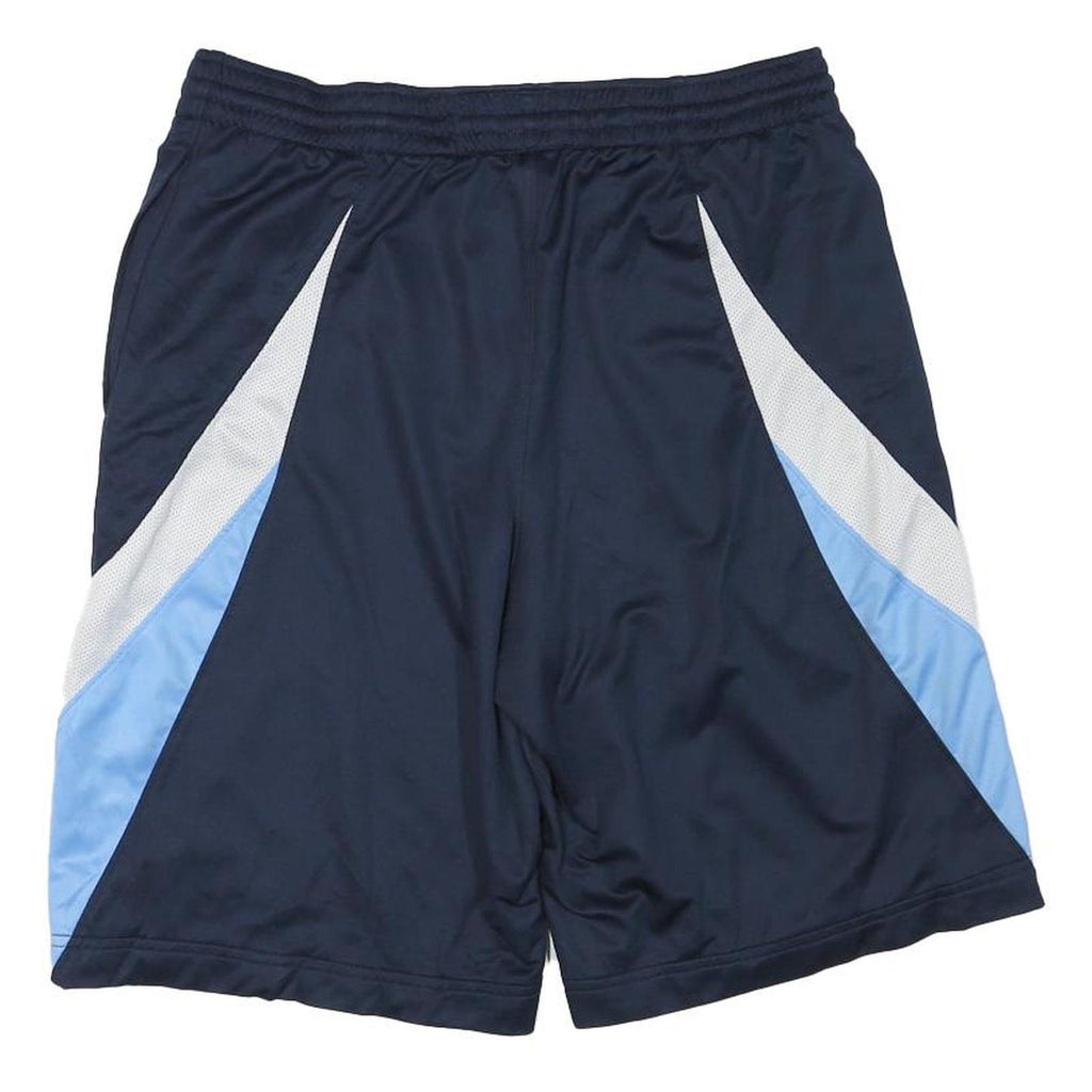 NIKE Mens Shorts Navy Blue & Sky Blue Casual Sports L W30 Athletic Leisure