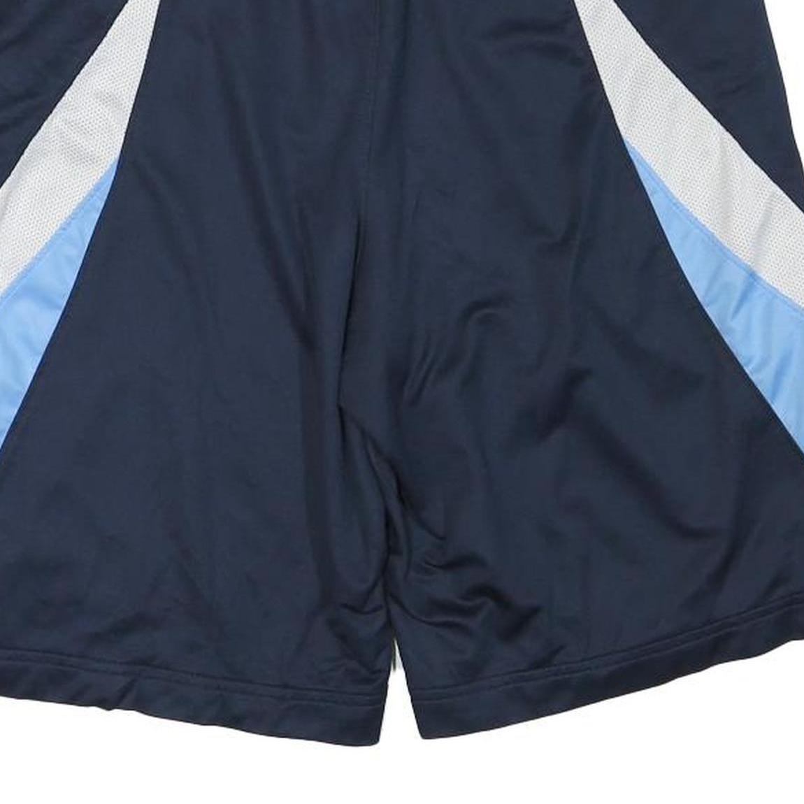 NIKE Mens Shorts Navy Blue & Sky Blue Casual Sports L W30 Athletic Leisure