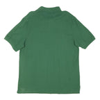 TOMMY HILFIGER Mens Green XL Short Sleeve Plain Polo Shirt Cotton Blend