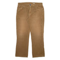 POLO RALPH LAUREN Mens Corduroy Trousers Brown Regular Straight W38 L30
