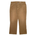 POLO RALPH LAUREN Mens Corduroy Trousers Brown Regular Straight W38 L30