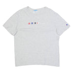 CHAMPION Womens T-Shirt Grey M