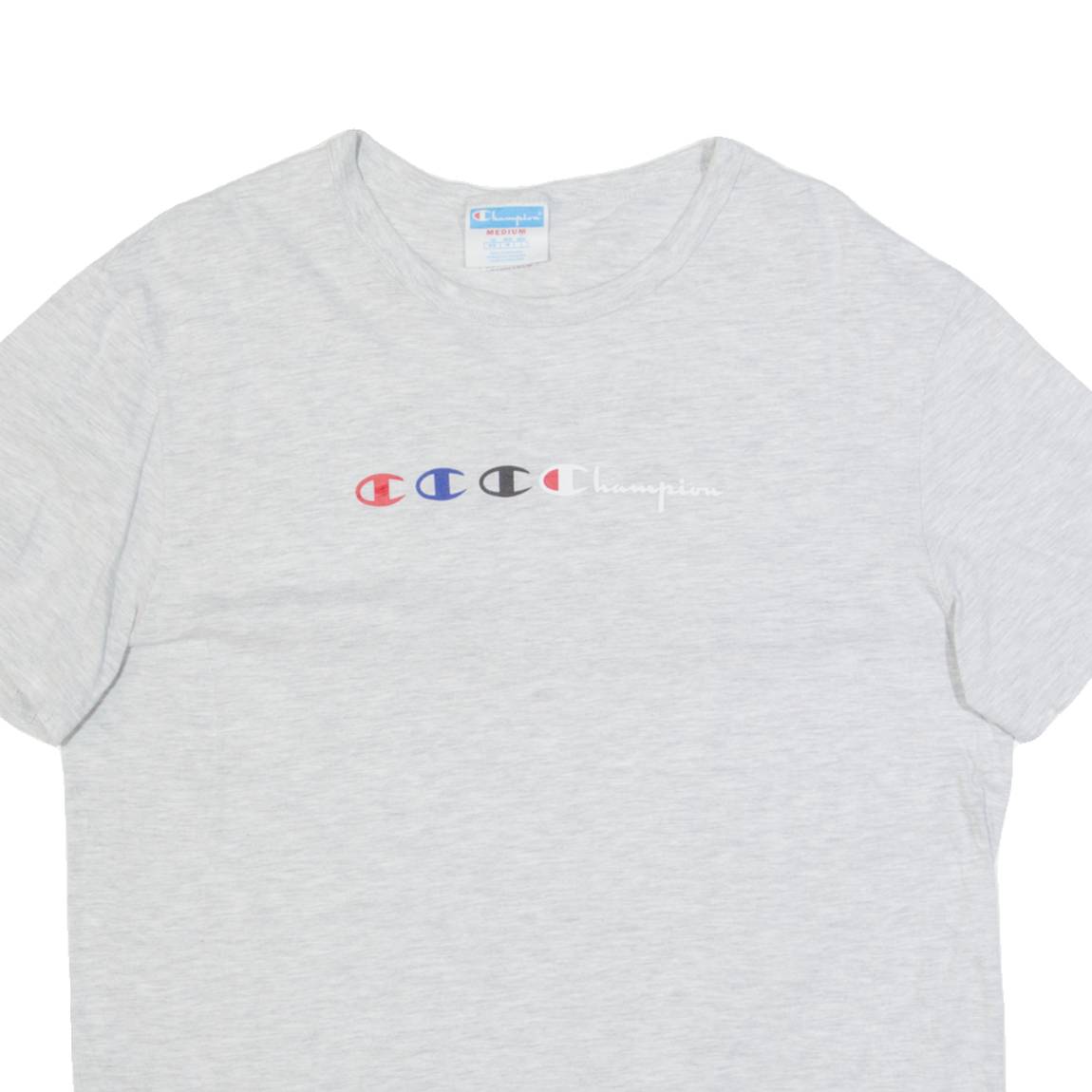 CHAMPION Womens T-Shirt Grey M