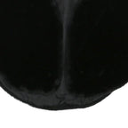 Womens Black Faux Fur Jacket M Polyester Blend Plush Soft Fabric Easy Wear