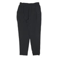 ALL SAINTS Womens Black Slim Fit Trousers W26 L26 Zip Polyester Blend
