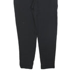 ALL SAINTS Womens Black Slim Fit Trousers W26 L26 Zip Polyester Blend