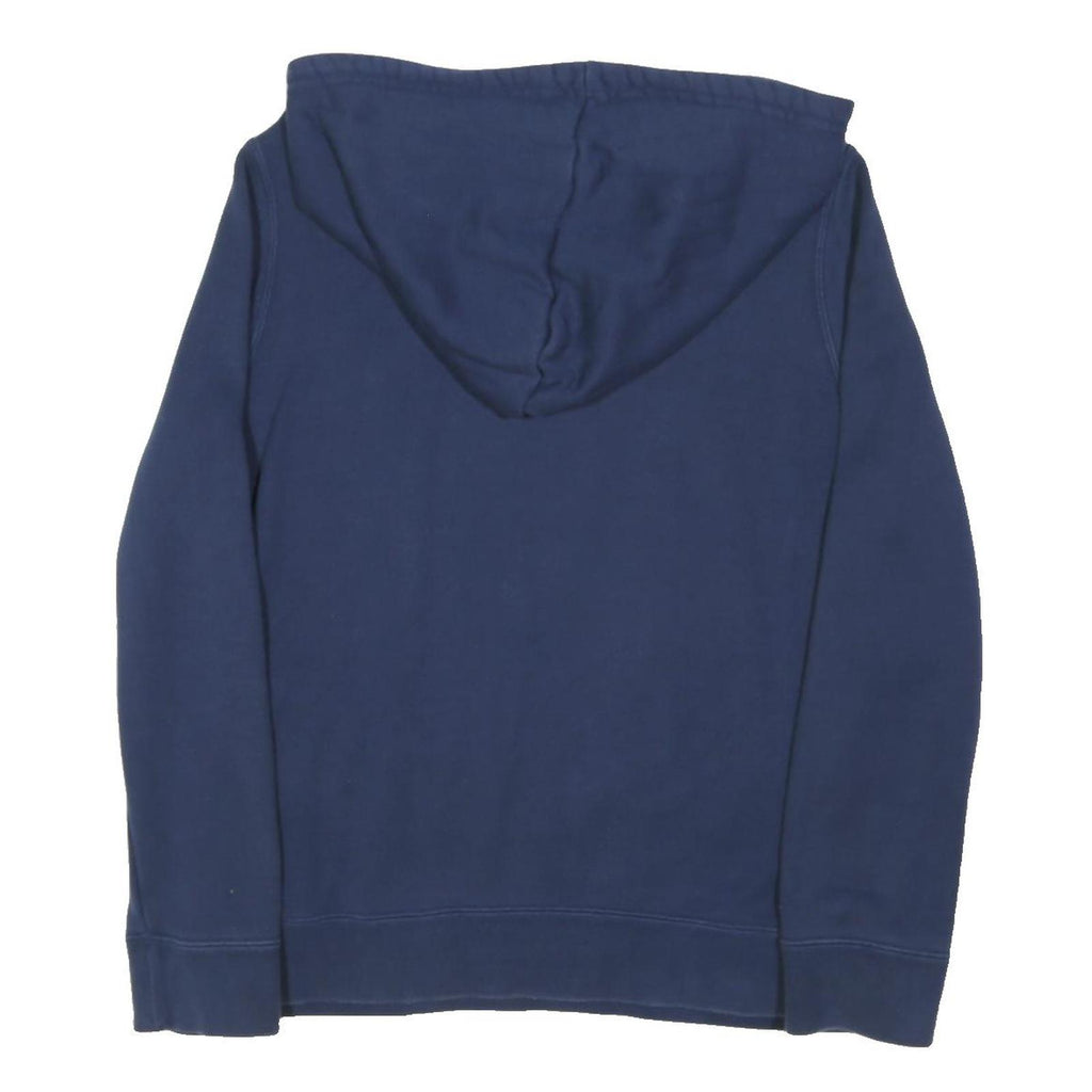 ADIDAS ORIGINALS Womens Navy Blue Hoodie UK 12 Cotton Blend Pullover