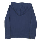 ADIDAS ORIGINALS Womens Navy Blue Hoodie UK 12 Cotton Blend Pullover