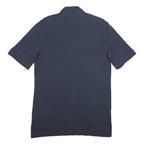 KAPPA Mens Navy Blue Short Sleeve Plain Polo Shirt L Cotton Casual