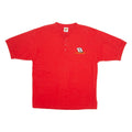 WINNER'S CIRCLE NASCAR Mens T-Shirt Red USA Button Neck L
