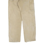 DICKIES Mens Regular Fit Beige Cotton Blend Trousers W34 L30 Workwear Durable