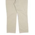 LEVI'S Mens Cotton Blend Beige Regular Straight Trousers W38 L30 Classic Zip