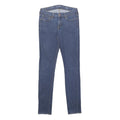 LEVI'S Womens Slim Blue Denim Jeans W28 L34 Classic Zip Cotton Blend