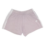 ADIDAS Womens Shorts Pink Casual Cotton Blend 2XL W36 Elastic Waistband