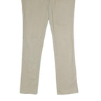 DICKIES Womens Cotton Blend Beige Regular Fit Straight Trousers W32 L32 Workwear