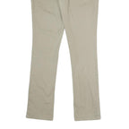 DICKIES Womens Cotton Blend Beige Regular Fit Straight Trousers W32 L32 Workwear