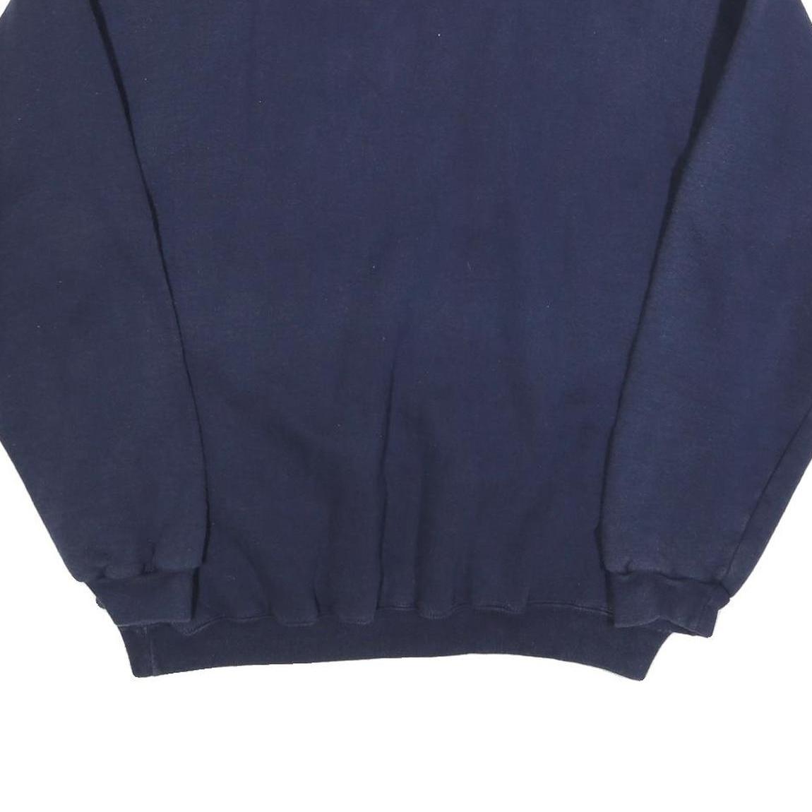 LA RED FORD Womens Navy Blue Notre Dame Mom Crew Neck 2XL Cotton Blend