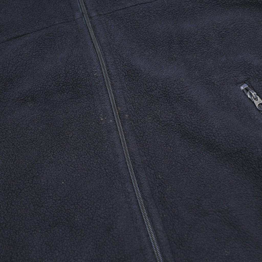 TOMMY HILFIGER Mens Navy Blue Fleece Gilet L Polyester Zip Pocketed Casual