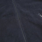 TOMMY HILFIGER Mens Navy Blue Fleece Gilet L Polyester Zip Pocketed Casual