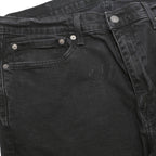 LEVI'S 541 Mens Jeans Black Slim Skinny Denim W36 L30 Stretch Cotton Blend Zip